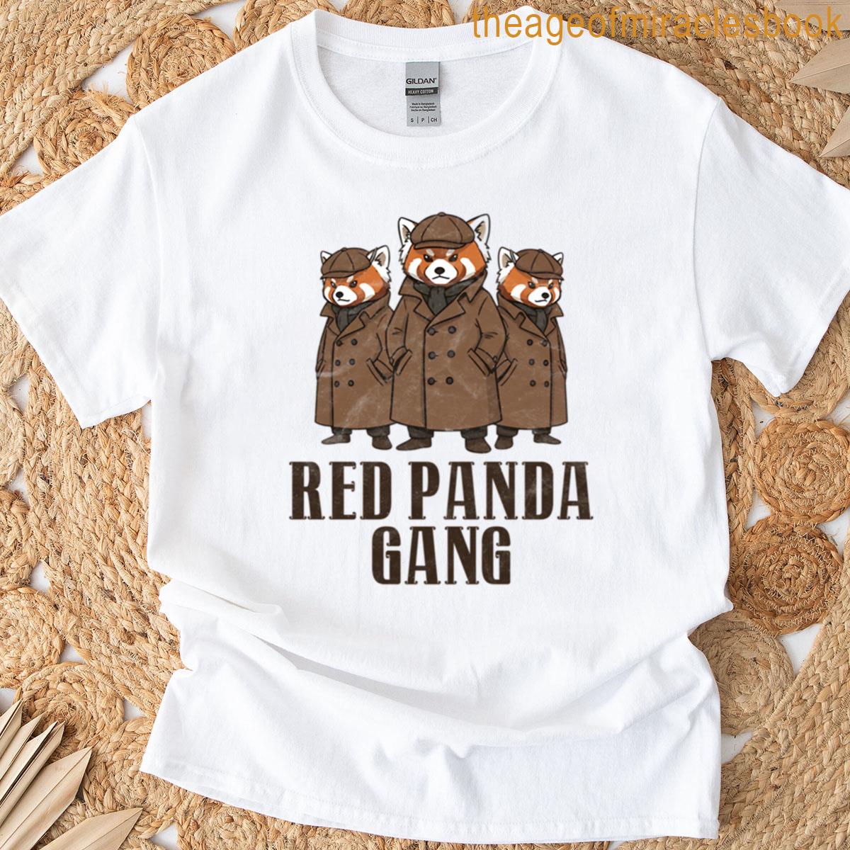 Red Panda Gang Oversized T-shirt