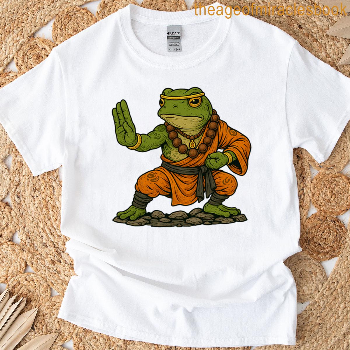 Shaolin Frog The Calm Warrior T-shirt