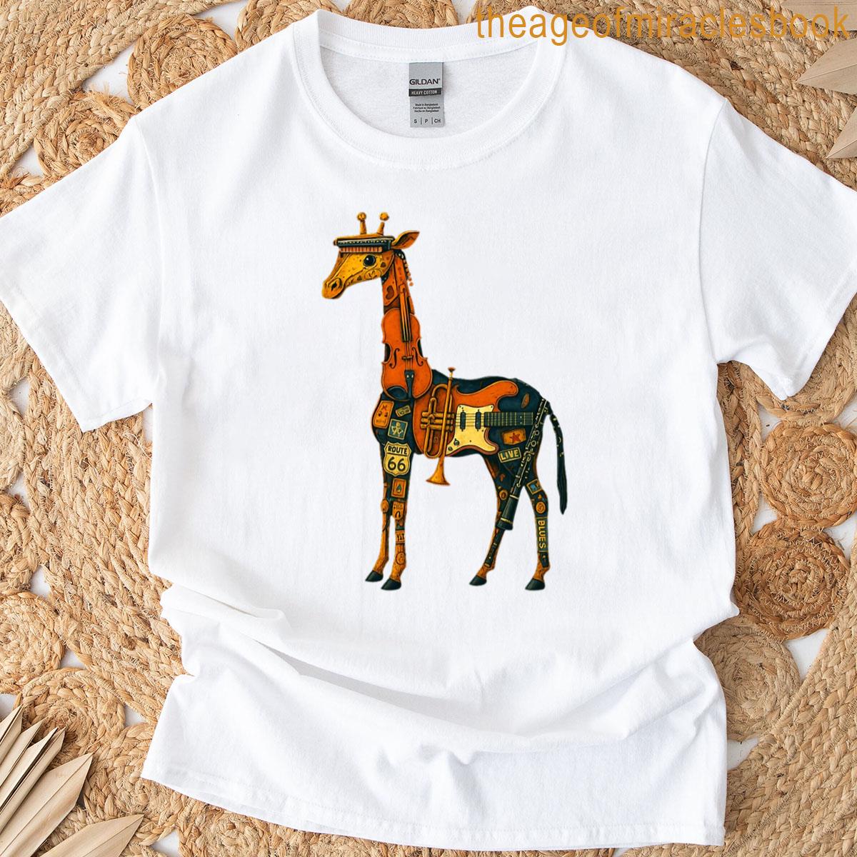The Jazz Giraffe Rhapsody T-shirt