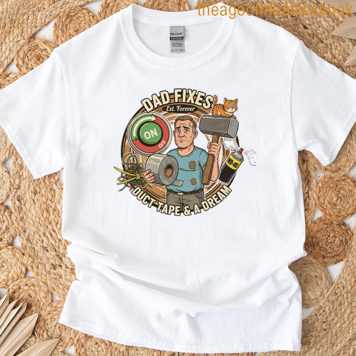 Very Funny Dad Fixes List Oversized T-shirt