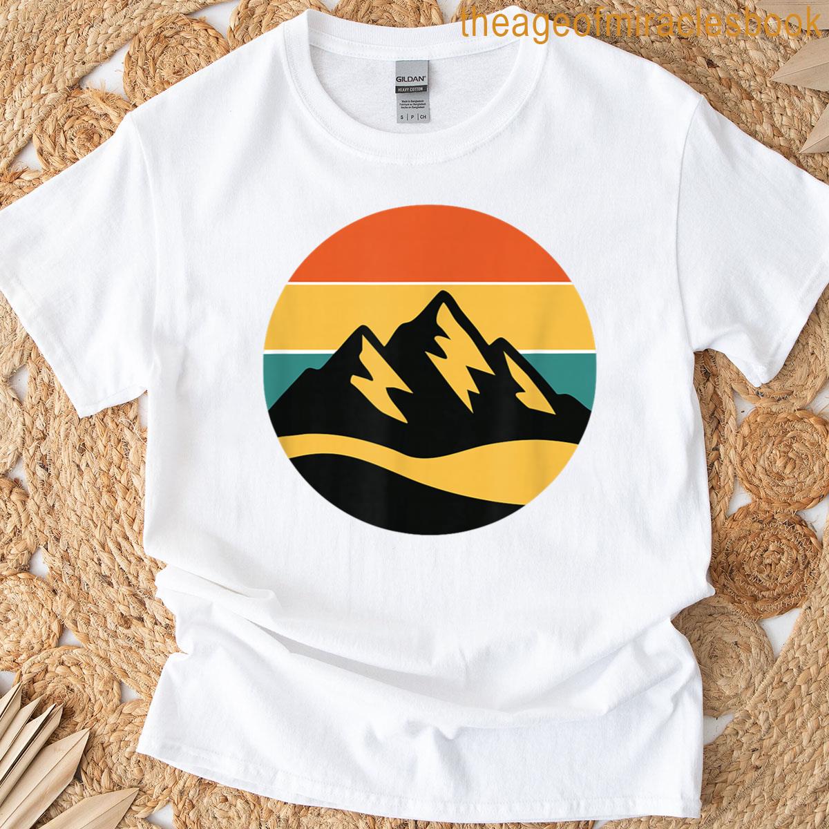Vintage Mountain Sunset T-shirt