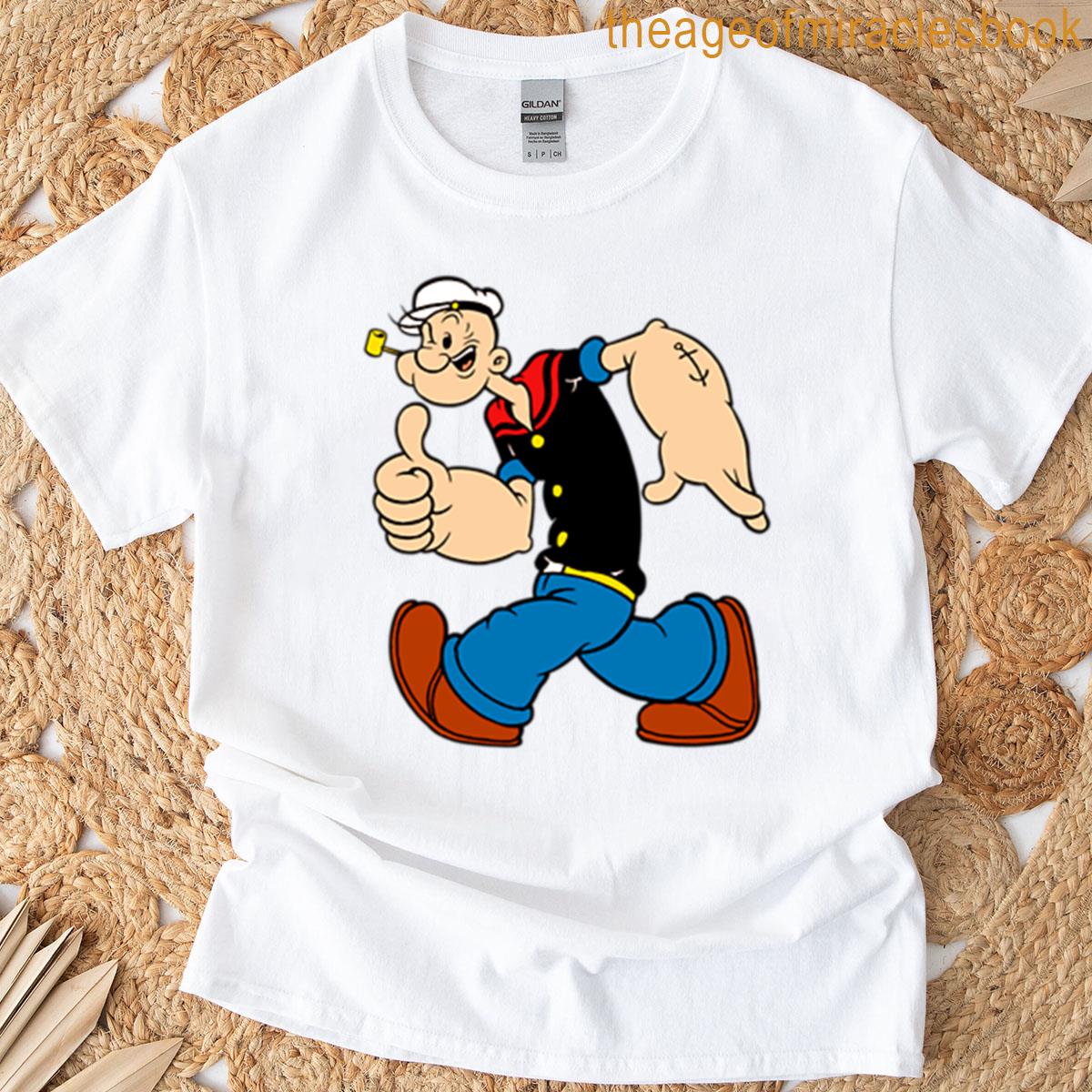A Winking Popeye The Sailor Man T-shirt