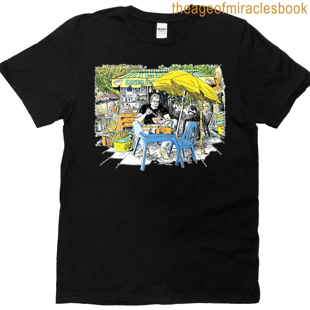 Anthony Bourdain Drawing T-shirt
