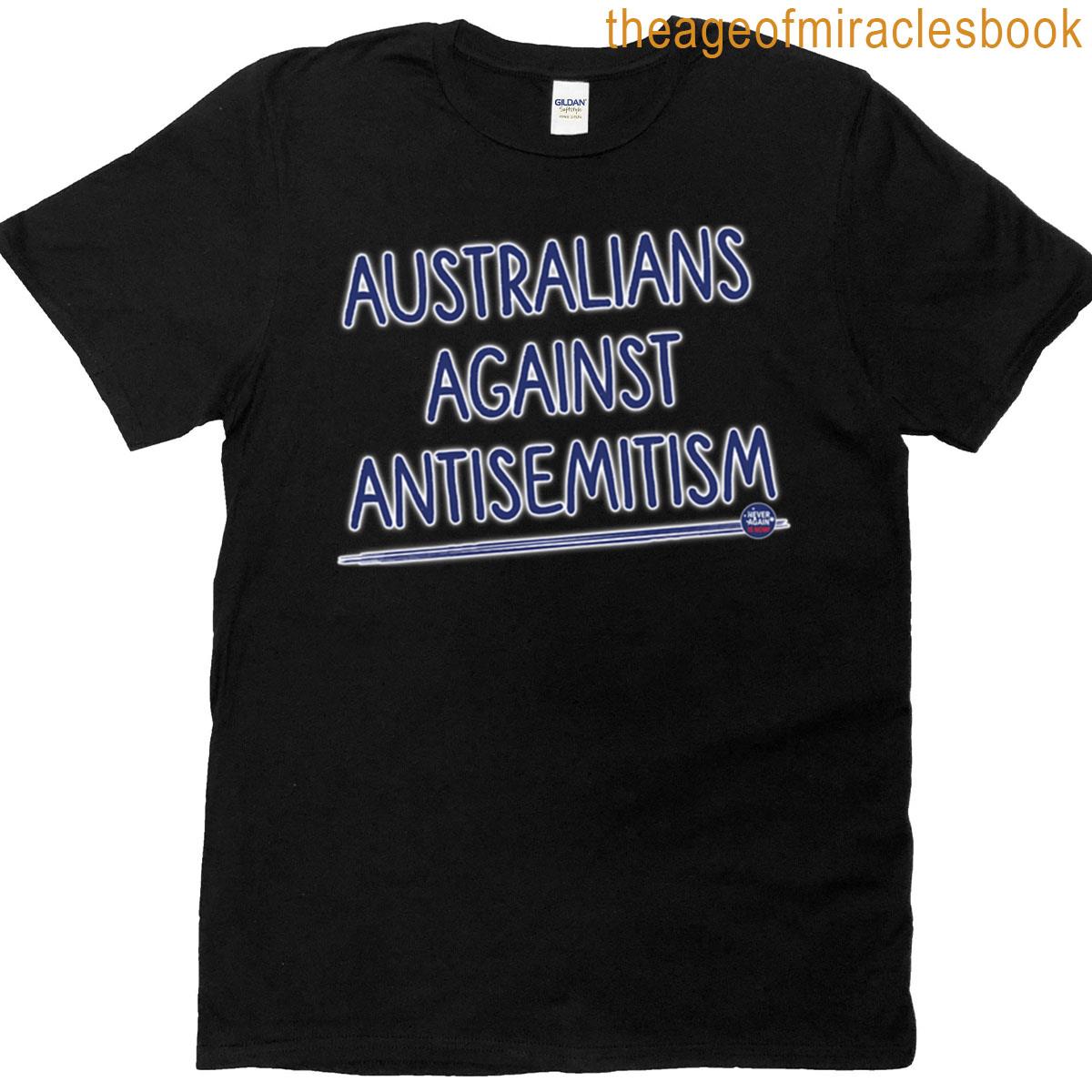 Australians Against Antisemitism – Apparel T-shirt
