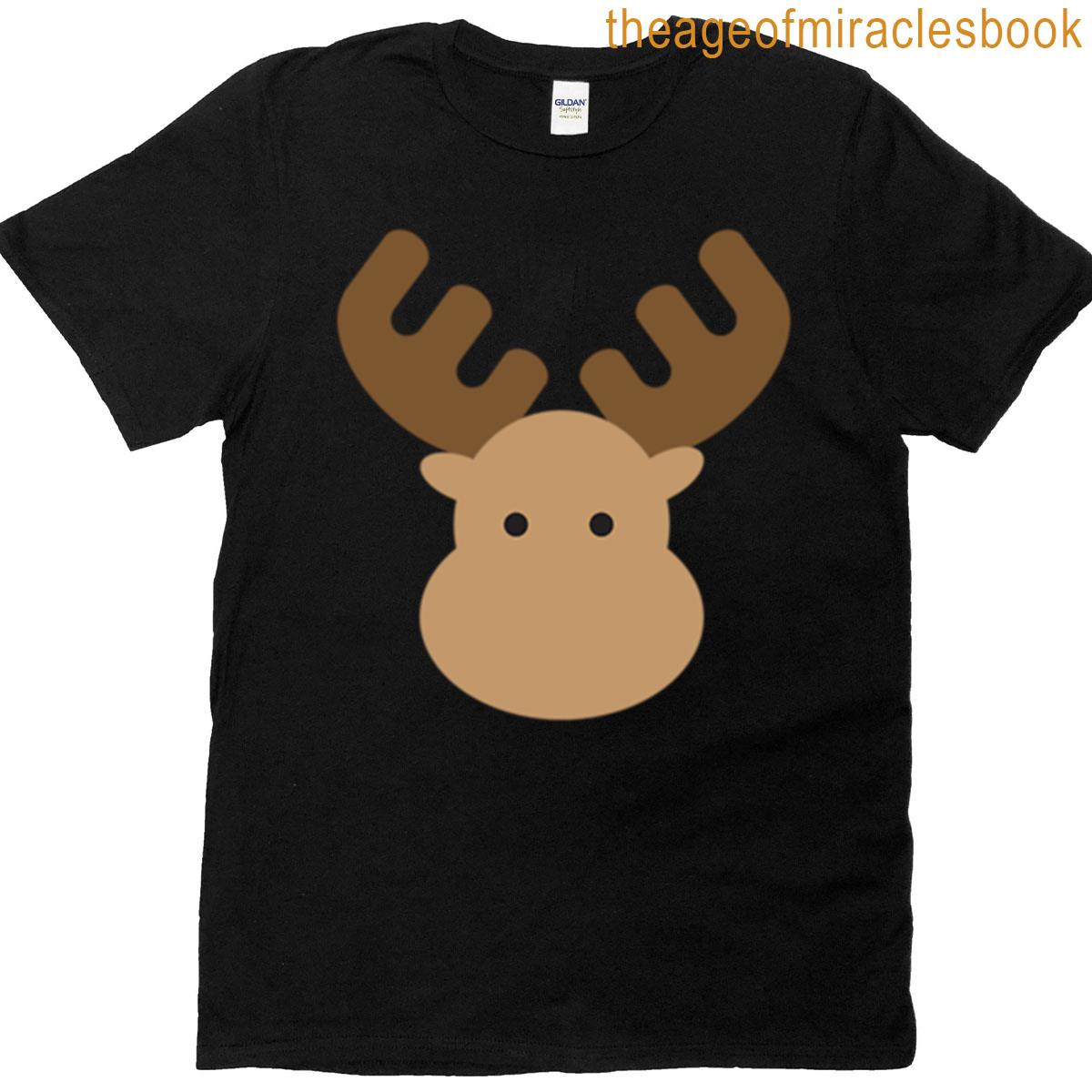 Cute Cartoon Moose T-shirt