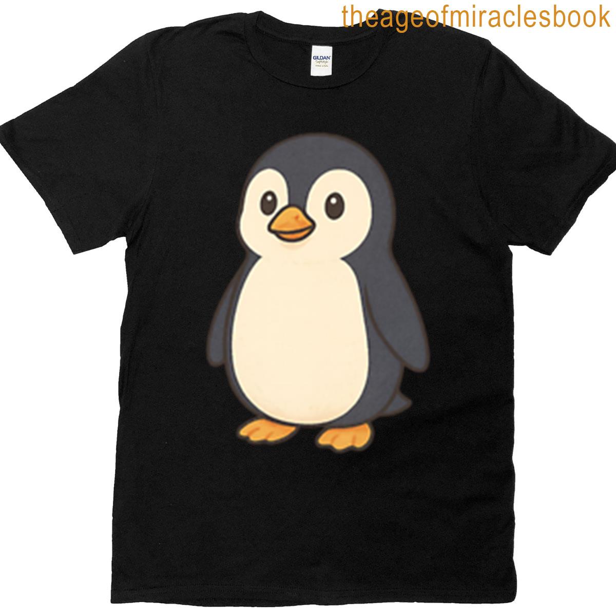 Cute Cartoon Penguin Active T-shirt