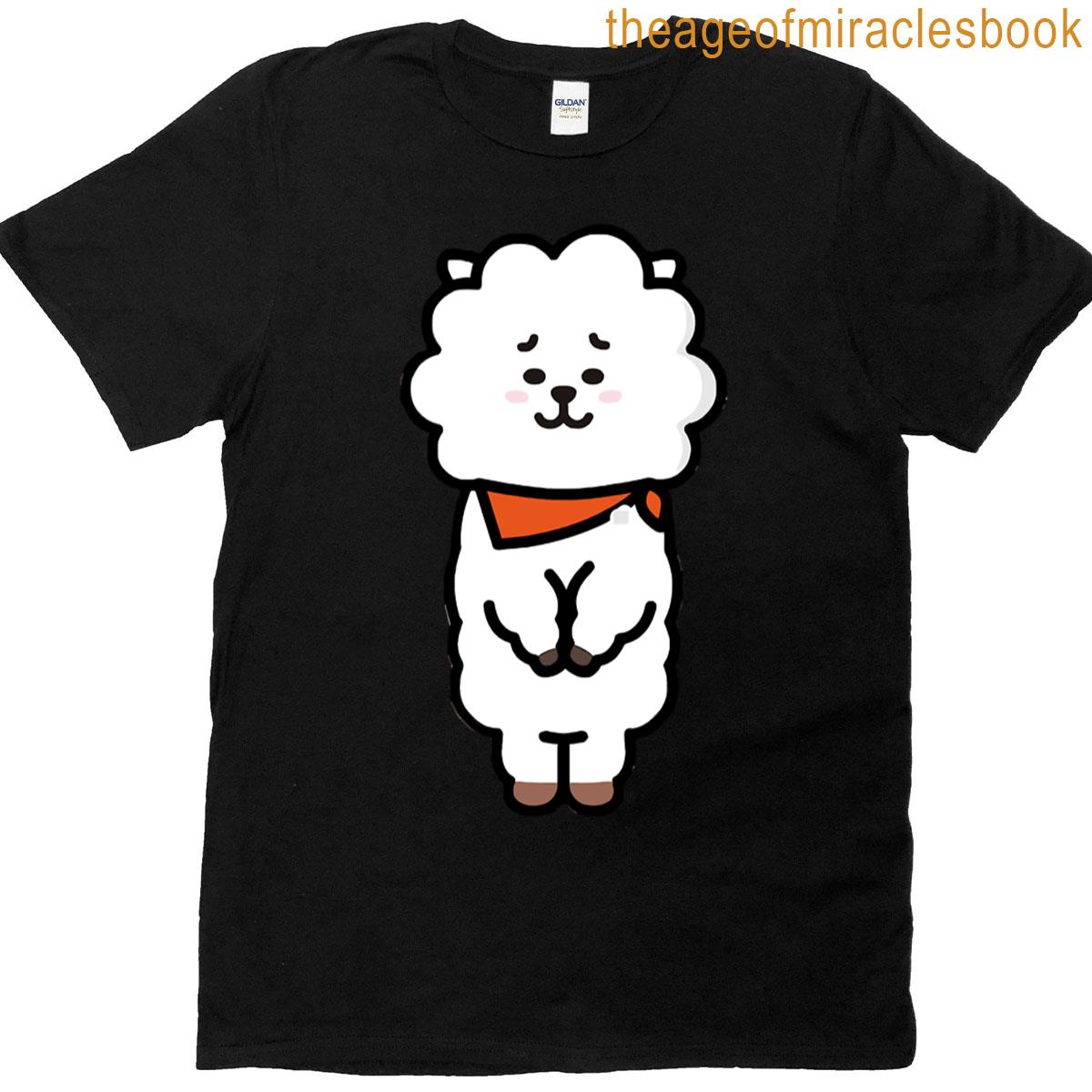 Cute Llama Cartoon Oversized T-shirt