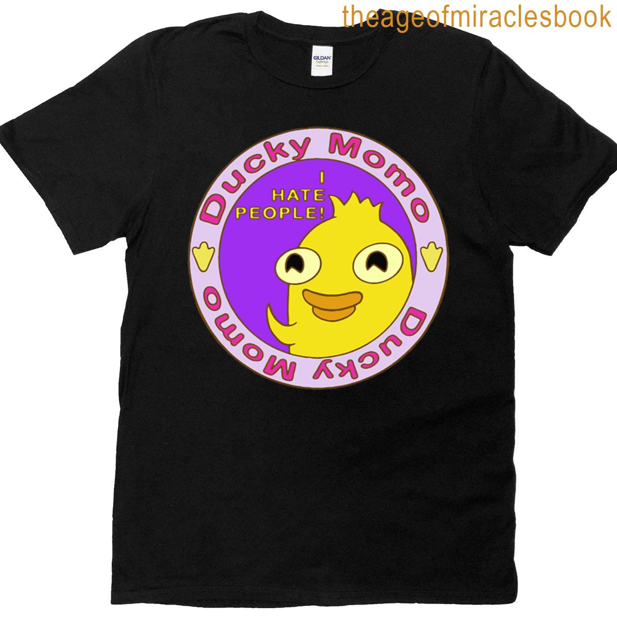 Ducky Momo I Hate People T-shirt
