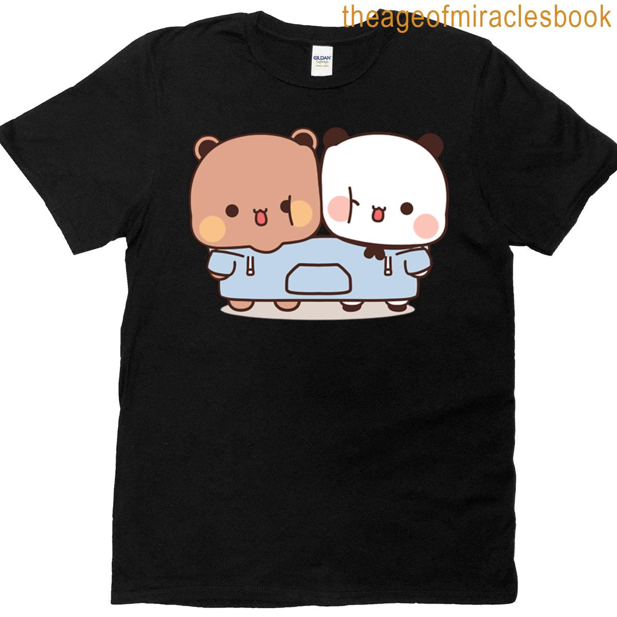 Dudu Bear And Bubu Panda In One T-shirt