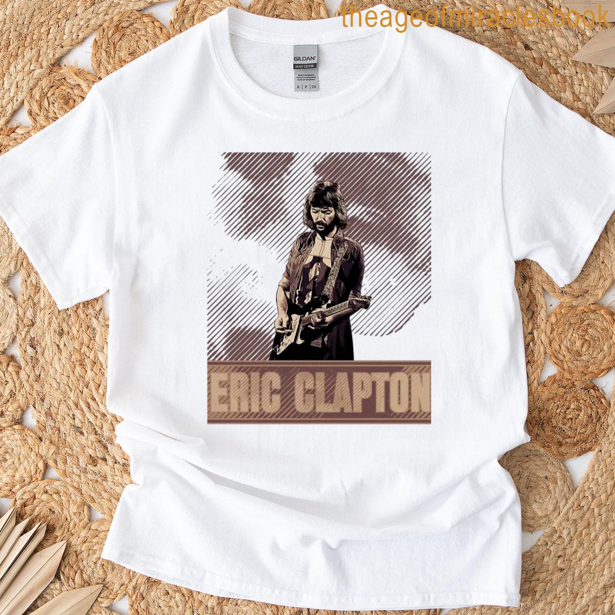 Eric Clapton Brown Vintage Oversized T-shirt
