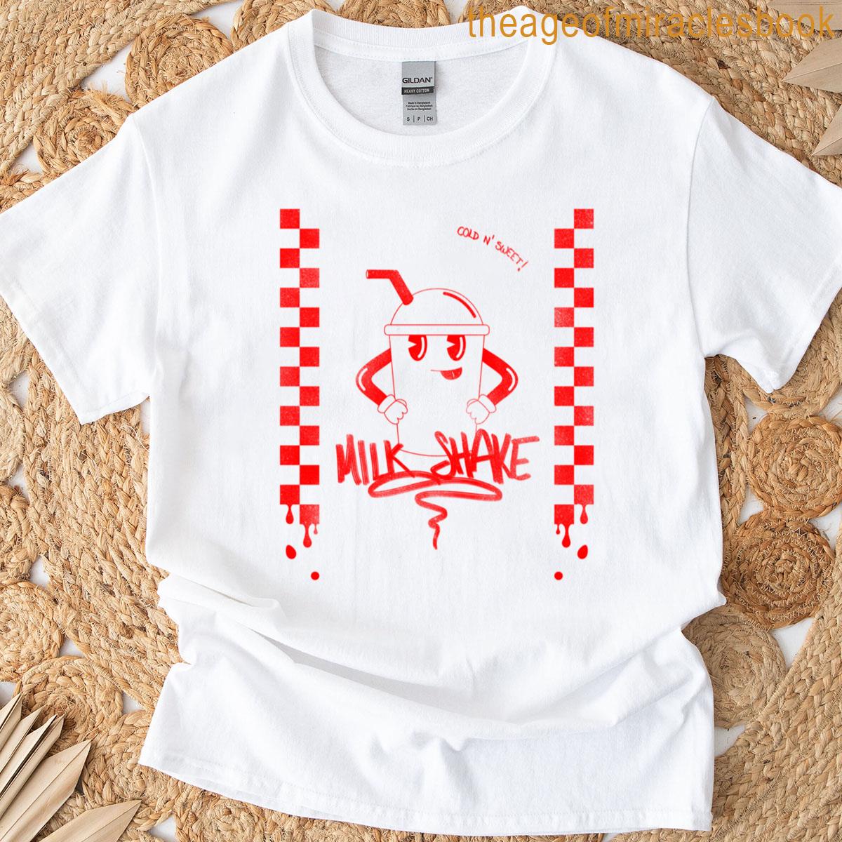 Milkshake Retro Cartoon T-shirt