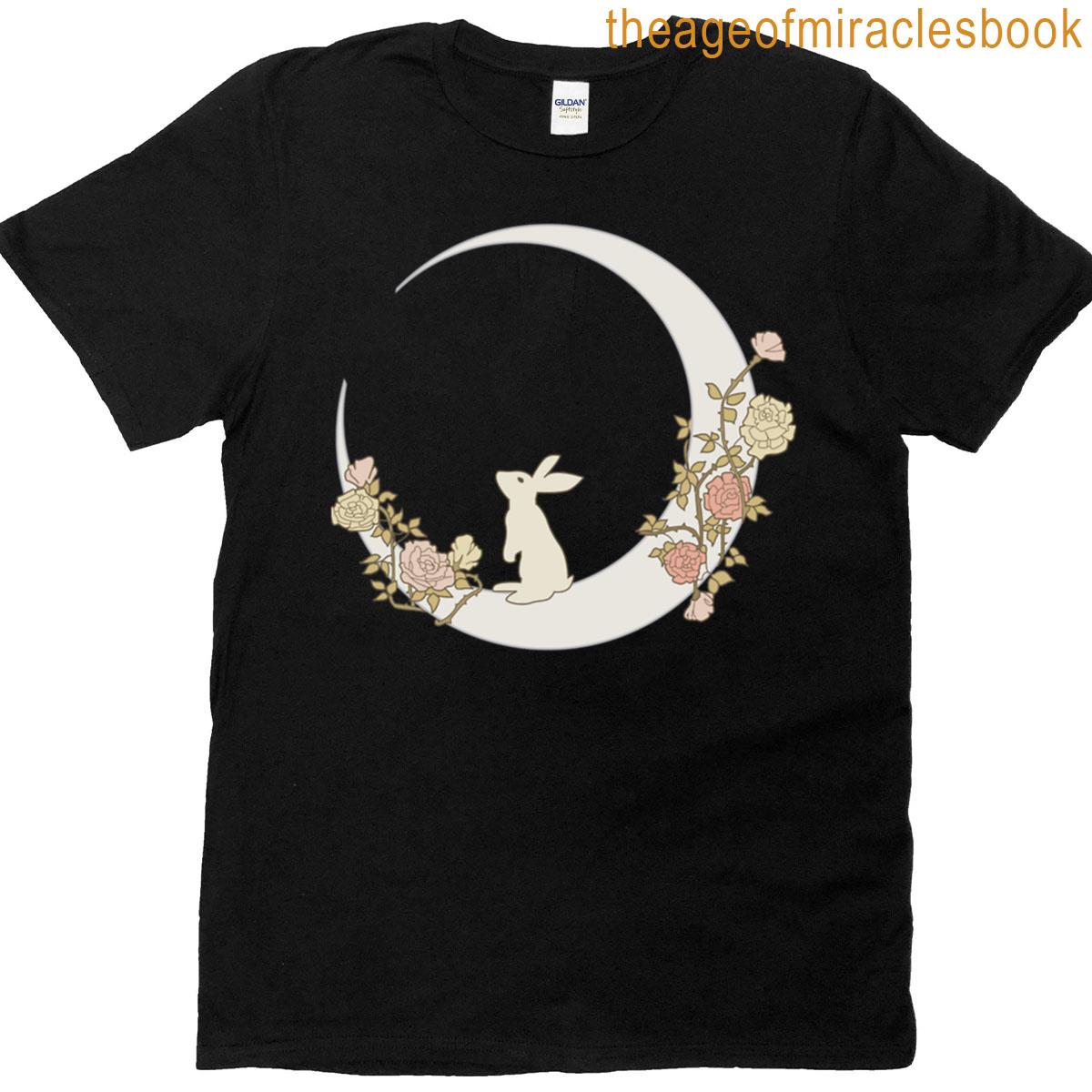 Moon Rabbit Fitted T-shirt