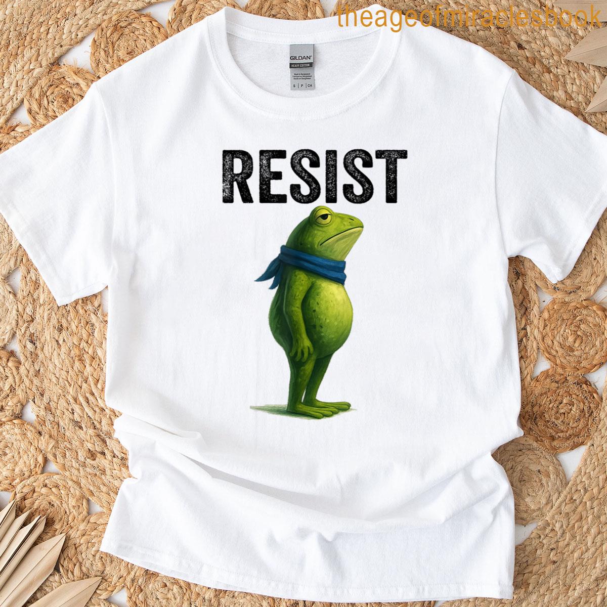 Resist Frog Portland Frog Protest T-shirt
