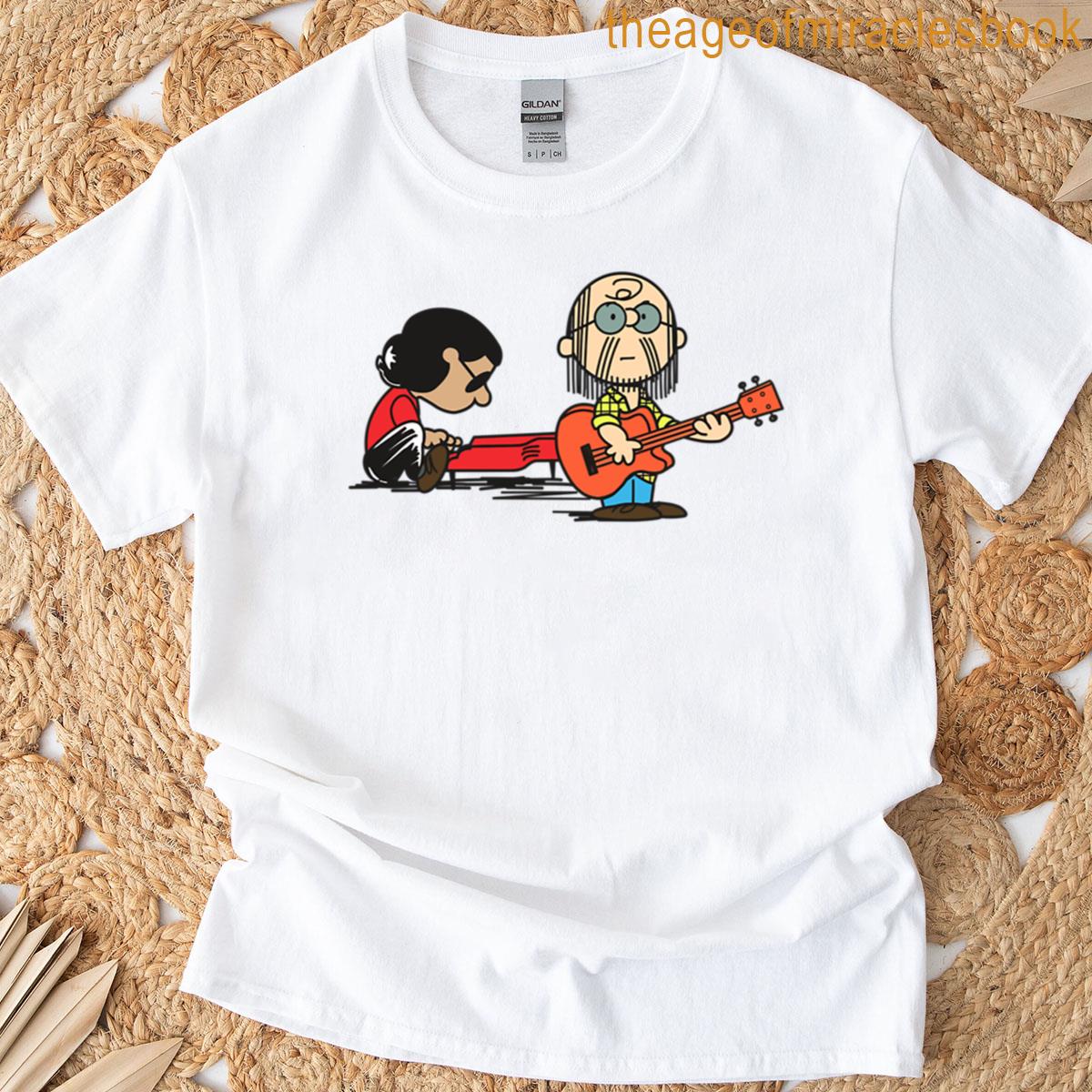Steely Dan Cartoon Steely Dan Peanuts Tribute T-shirt