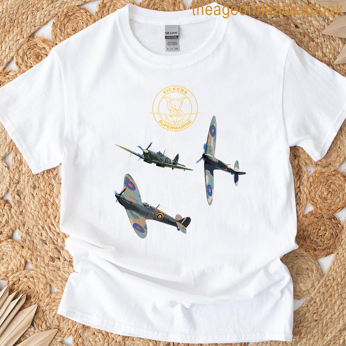 Supermarine Spitfire Cartoon T-shirt