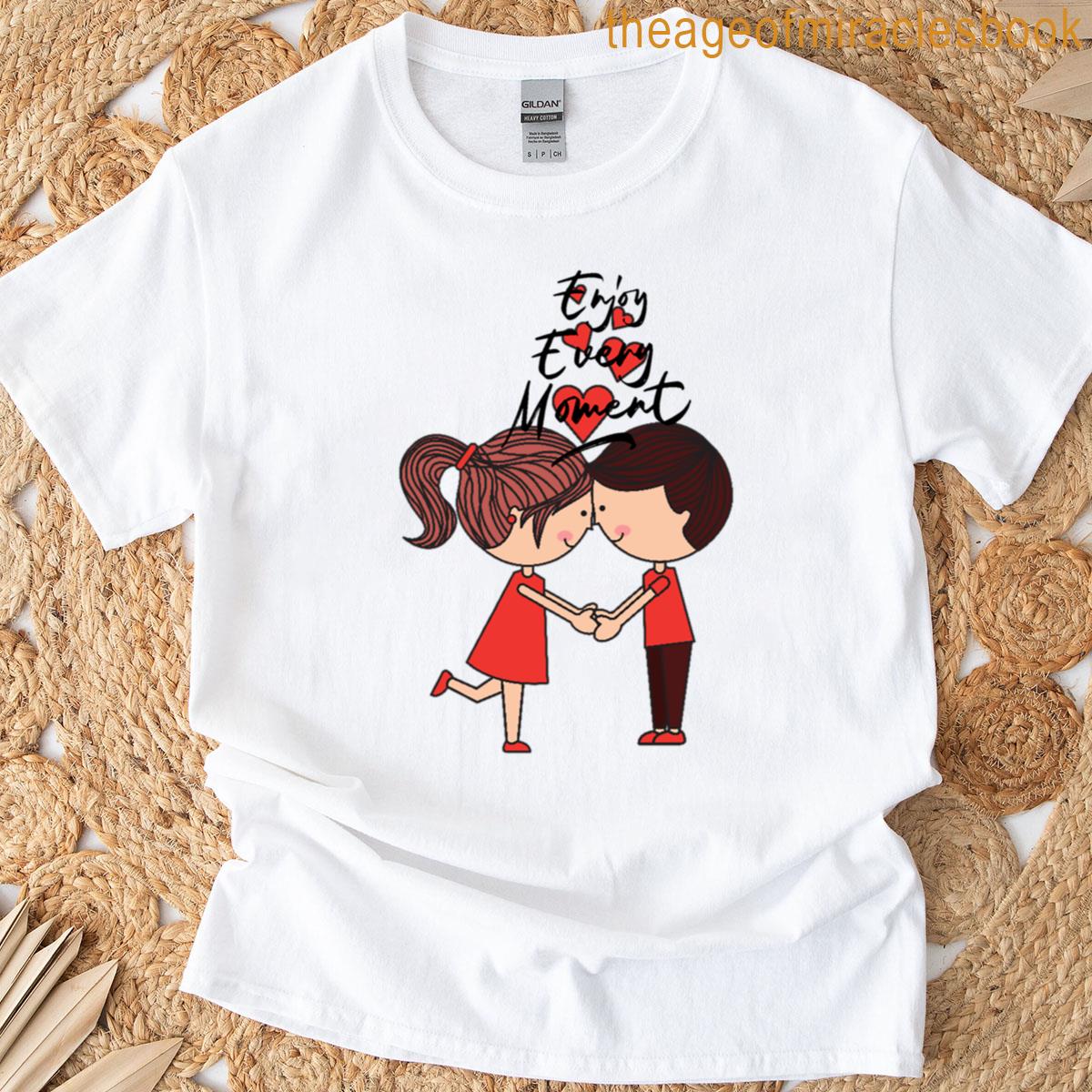 Text Cartoon T-shirt