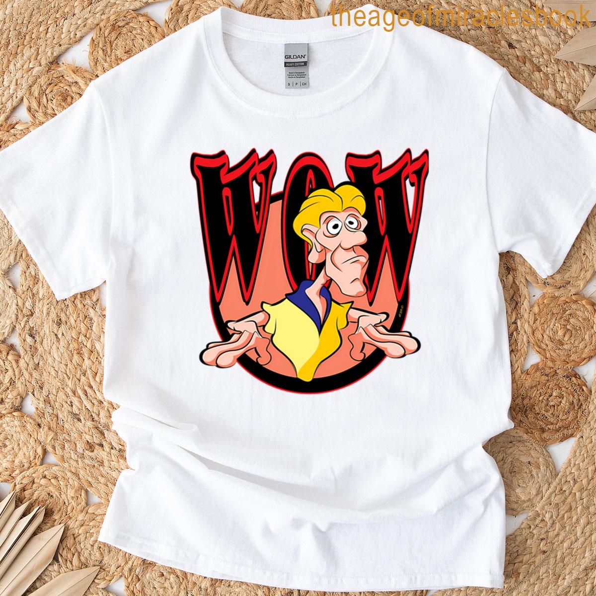 Wow – In Red T-shirt