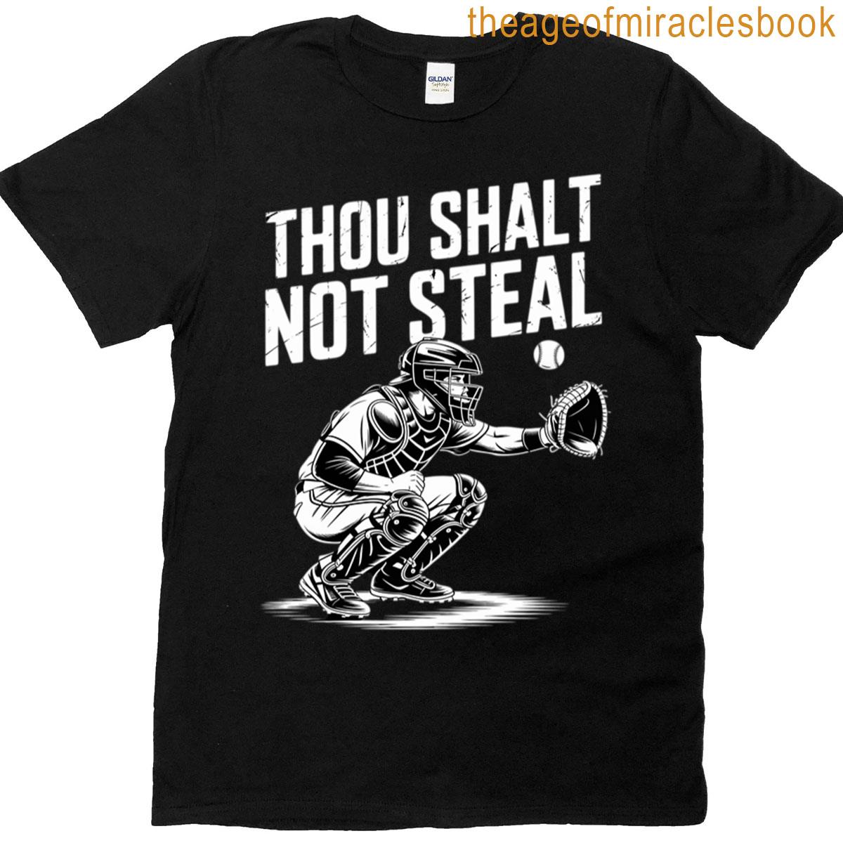 Baseball Catcher Player Funny Religious T-shirt