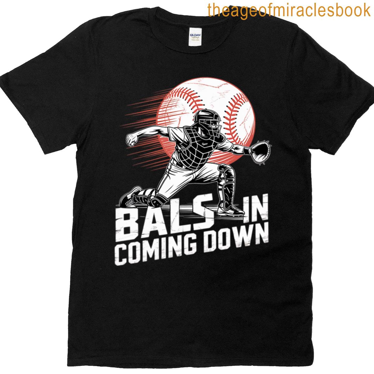Baseball Catcher Softball Catcher Baseball Fan T-shirt