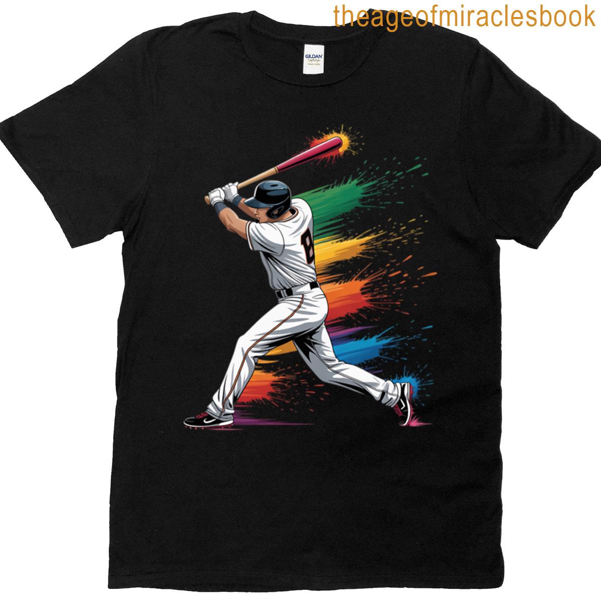 Baseball Player Sport Support Lovers T-shirt