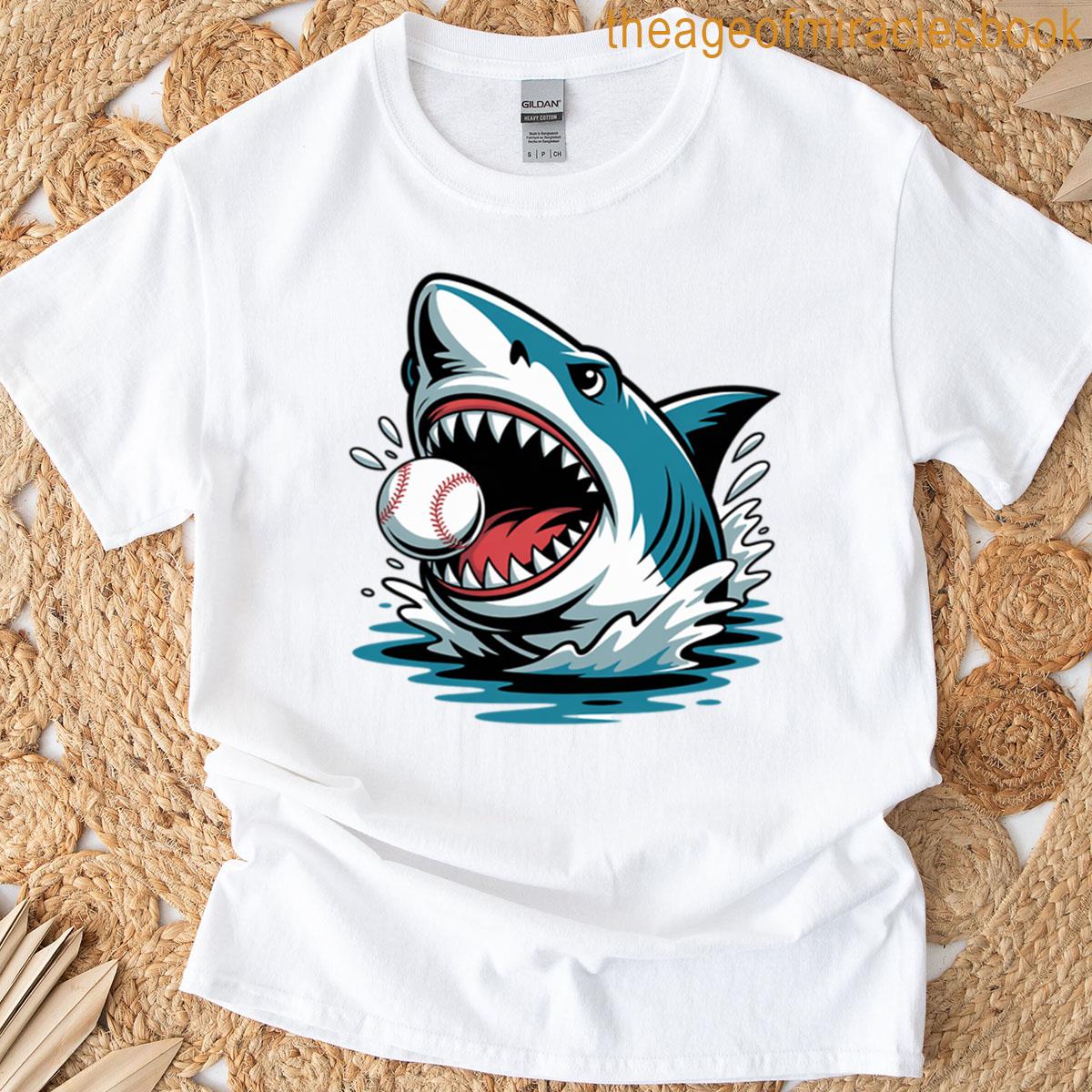 Baseball Shark Lover Summer T-shirt