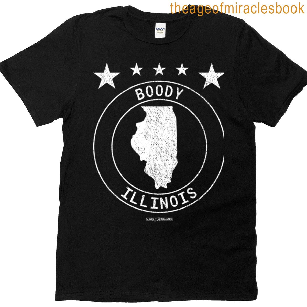 Boody Funny Town Name T-shirt
