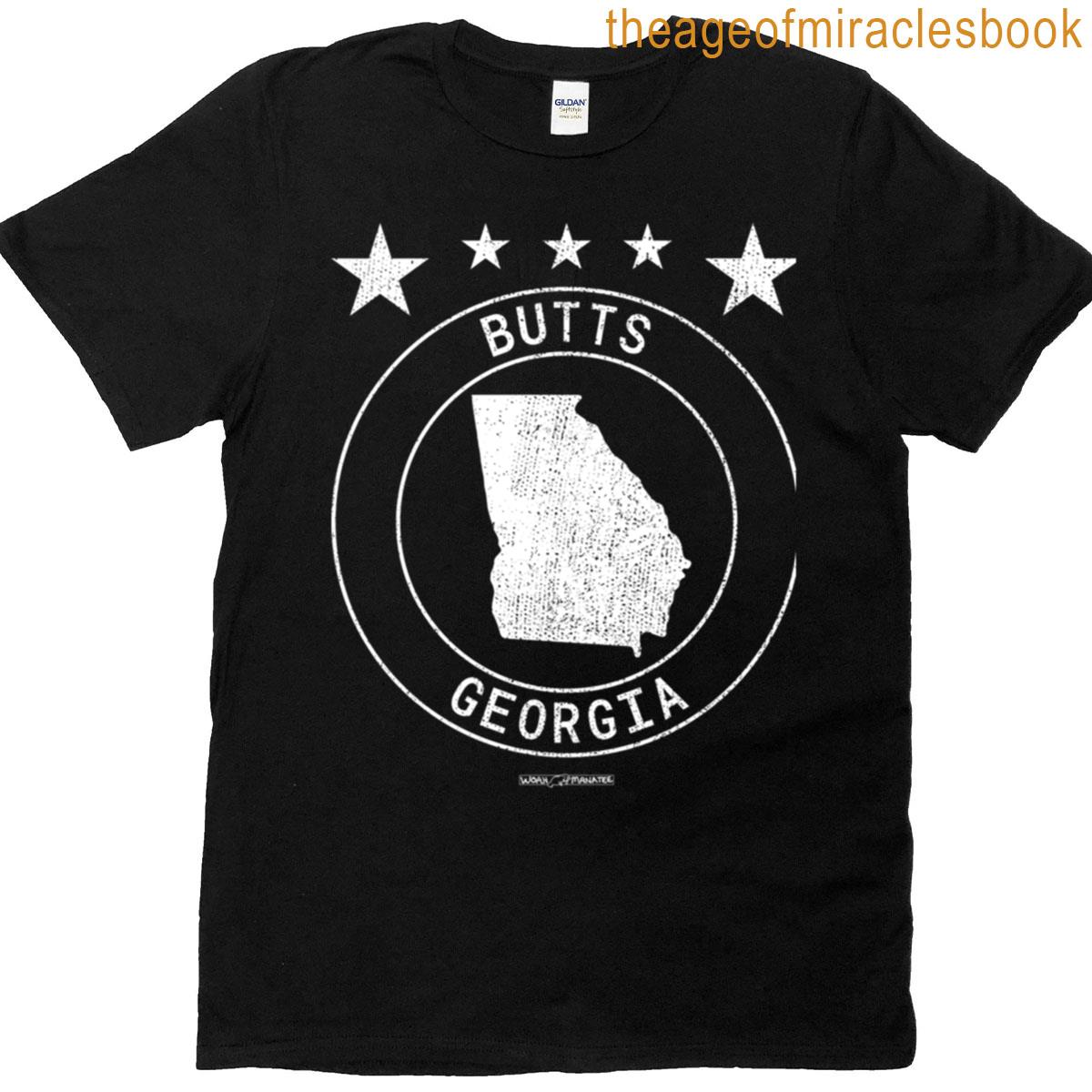 Butts Funny Town Name T-shirt