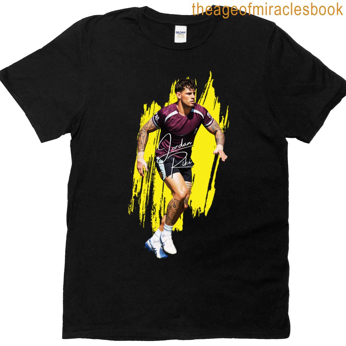 Jordan Riki Paint Effect And Sticker T-shirt