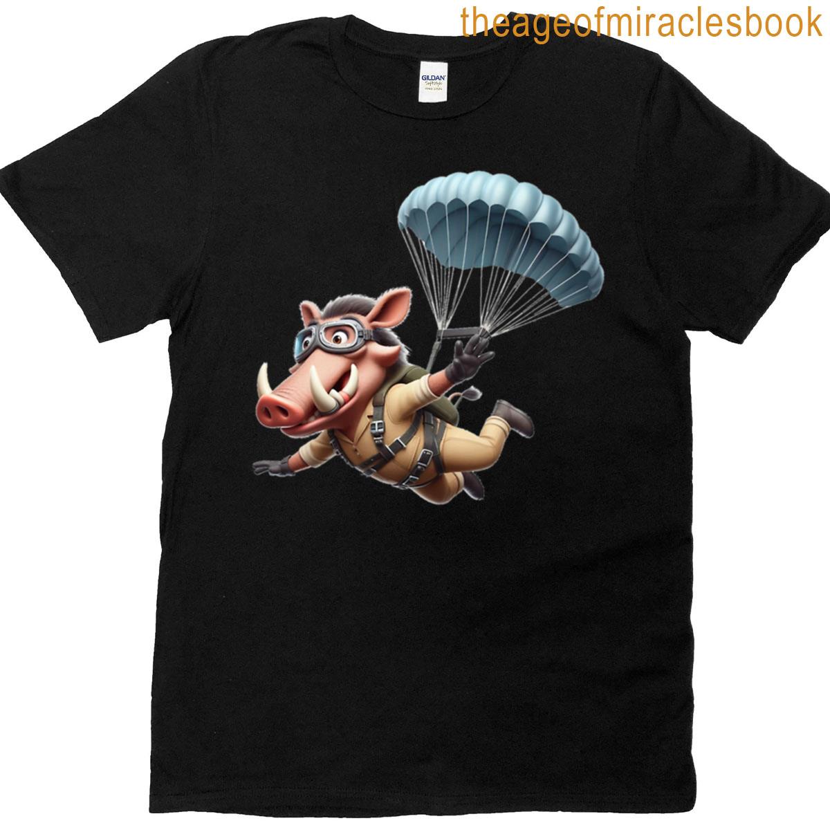 Skydiving Warthog 2 T-shirt