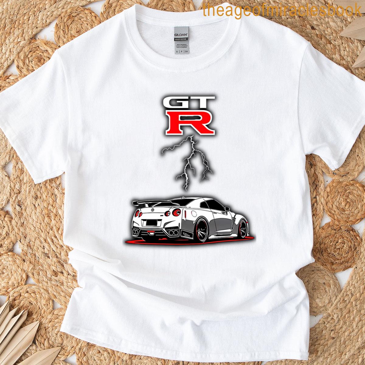 Thunder Racer White Supercar Power T-shirt