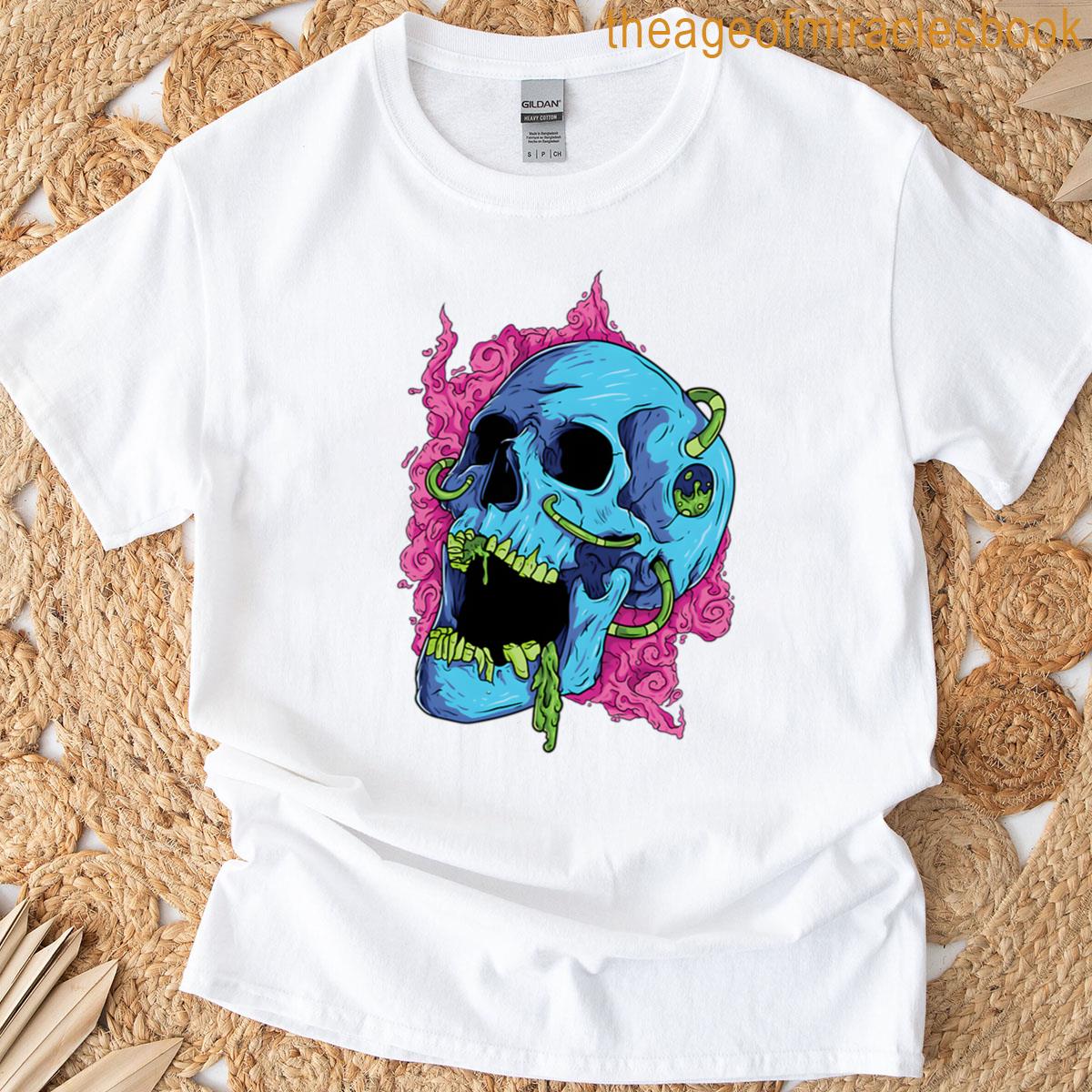 Toxic Smoke Skull T-shirt