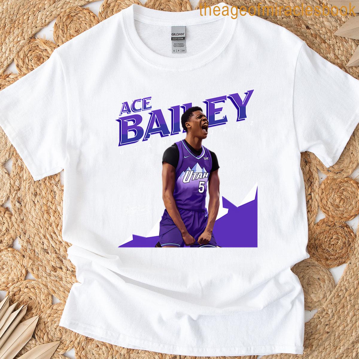 Ace Bailey Utah Jazz T-shirt