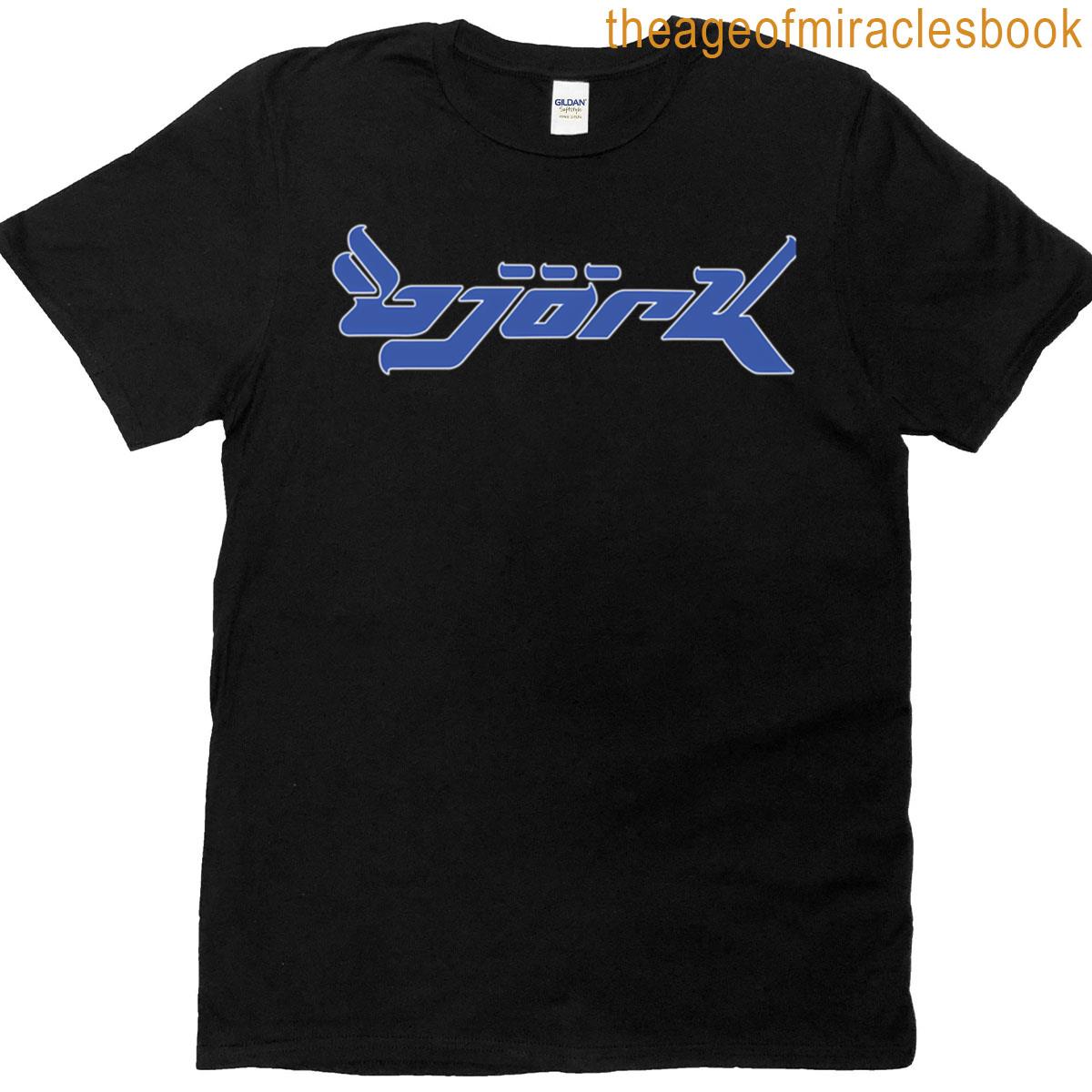 Bjork Logo Blue T-shirt