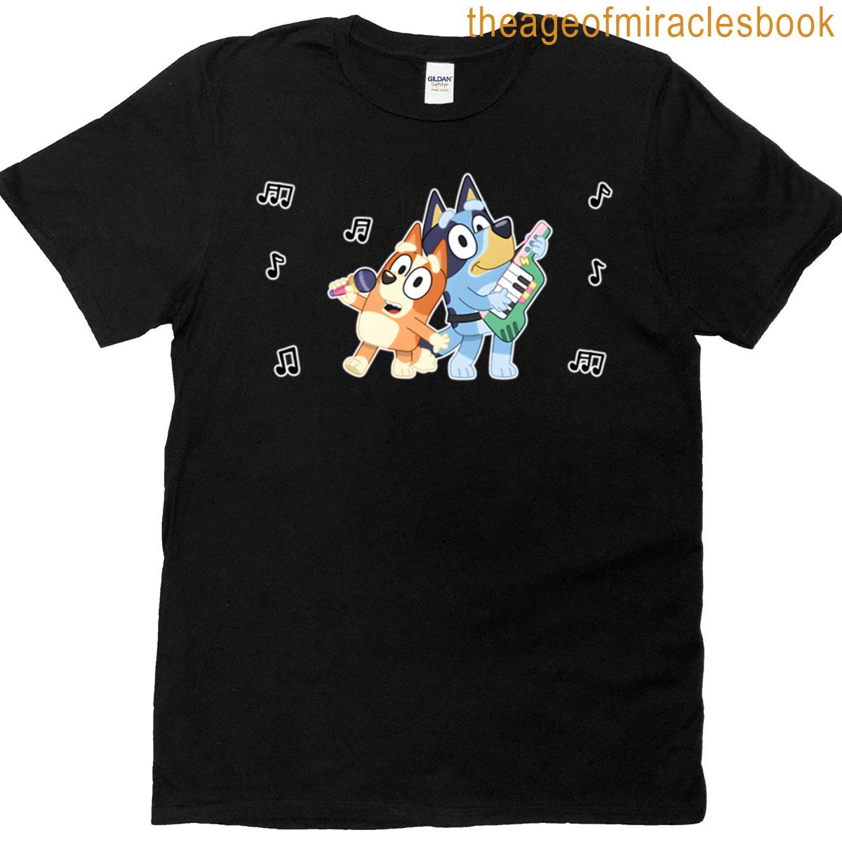 Bluey And Bingo Sing T-shirt
