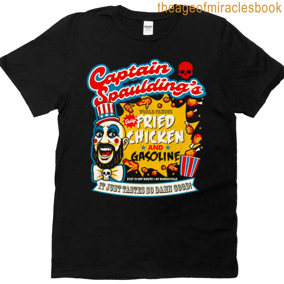 Captain Spaulding Famous Chicken Worn Oversized T-shirt