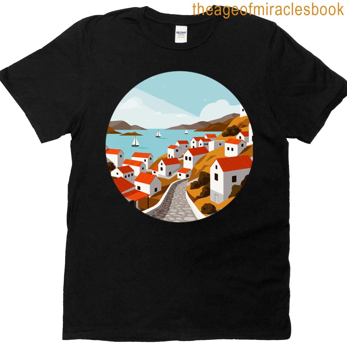 Greek Village T-shirt