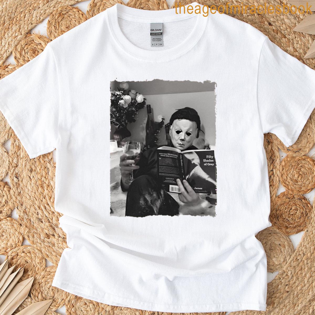 Michael Reading Horror Movie T-shirt