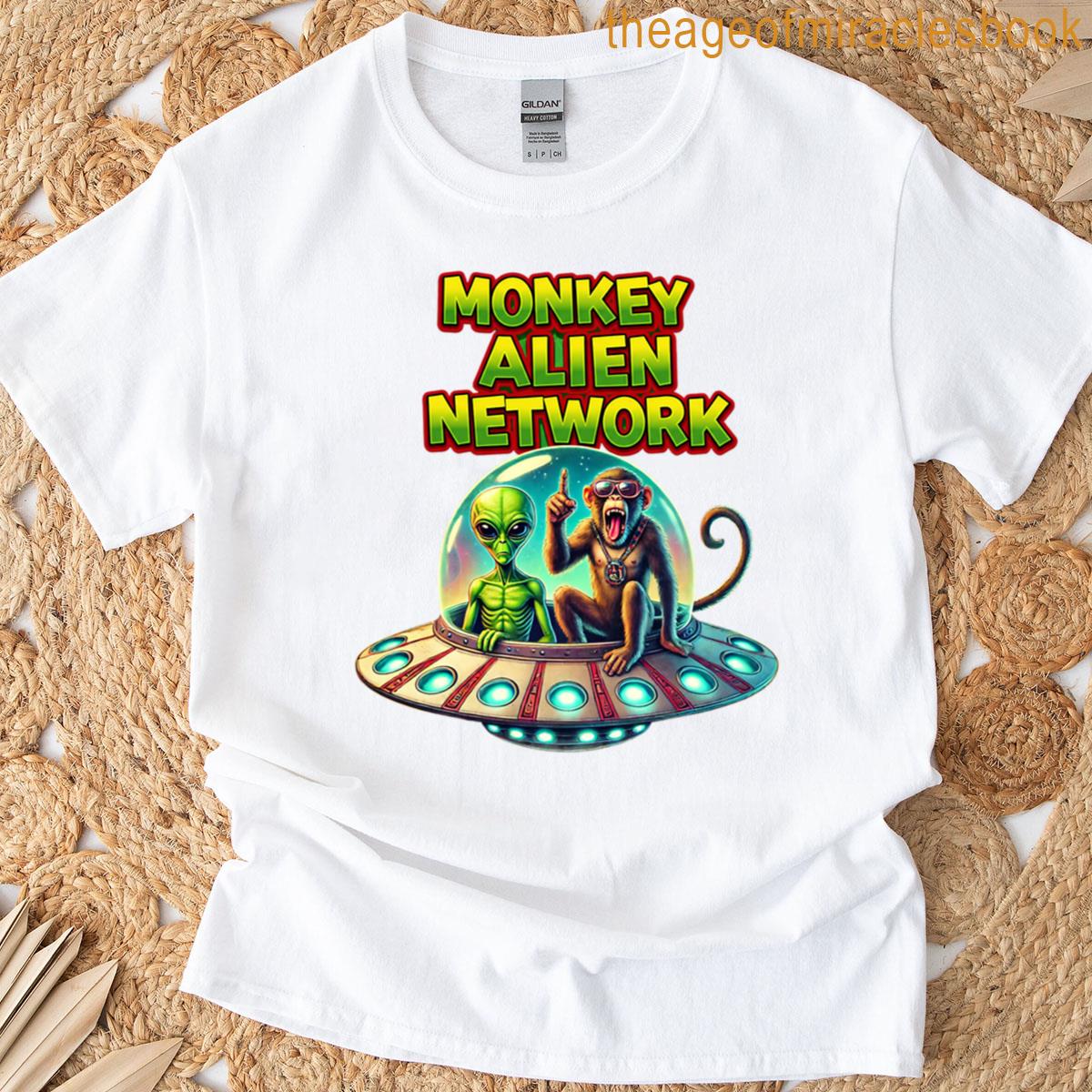 Monkey Alien Network Bad Edition T-shirt