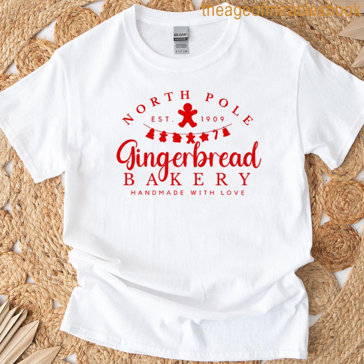North Pole Gingerbread Bakery T-shirt