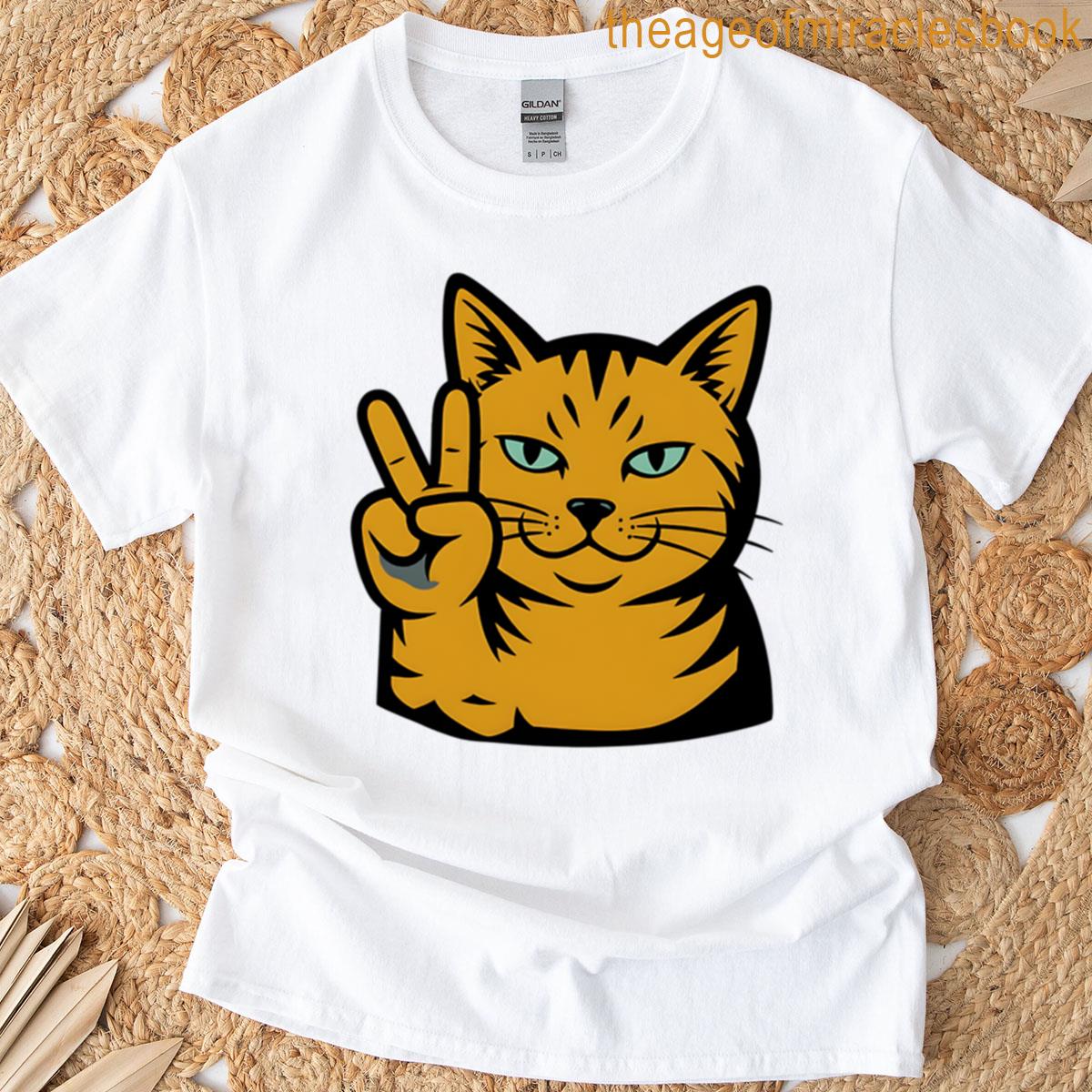 Peace Cat T-shirt