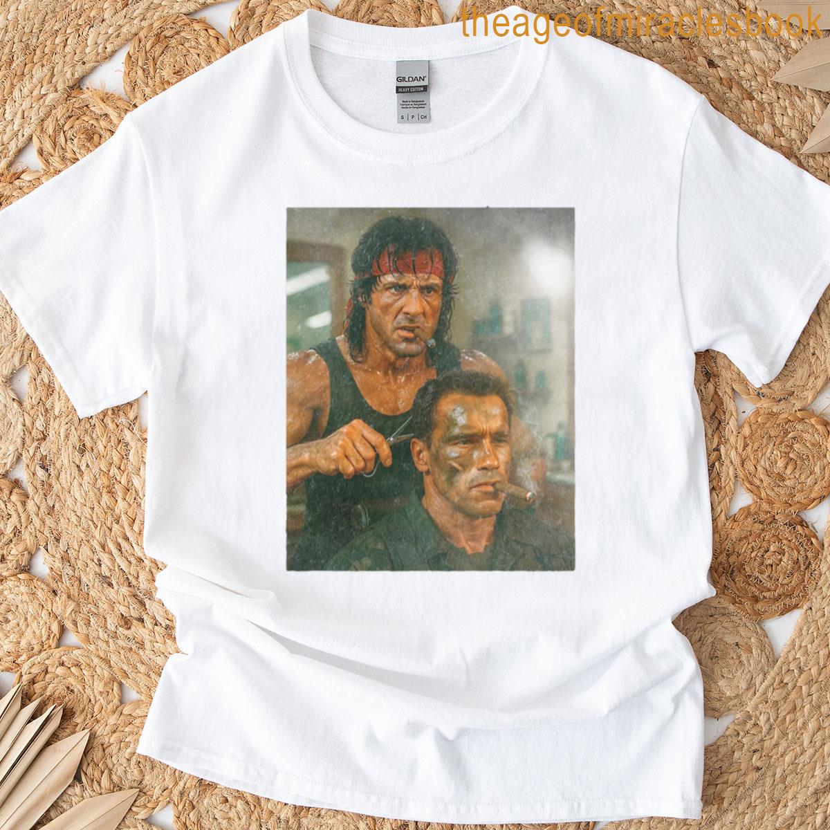 Rambo Predator Barber – Distressed Look T-shirt