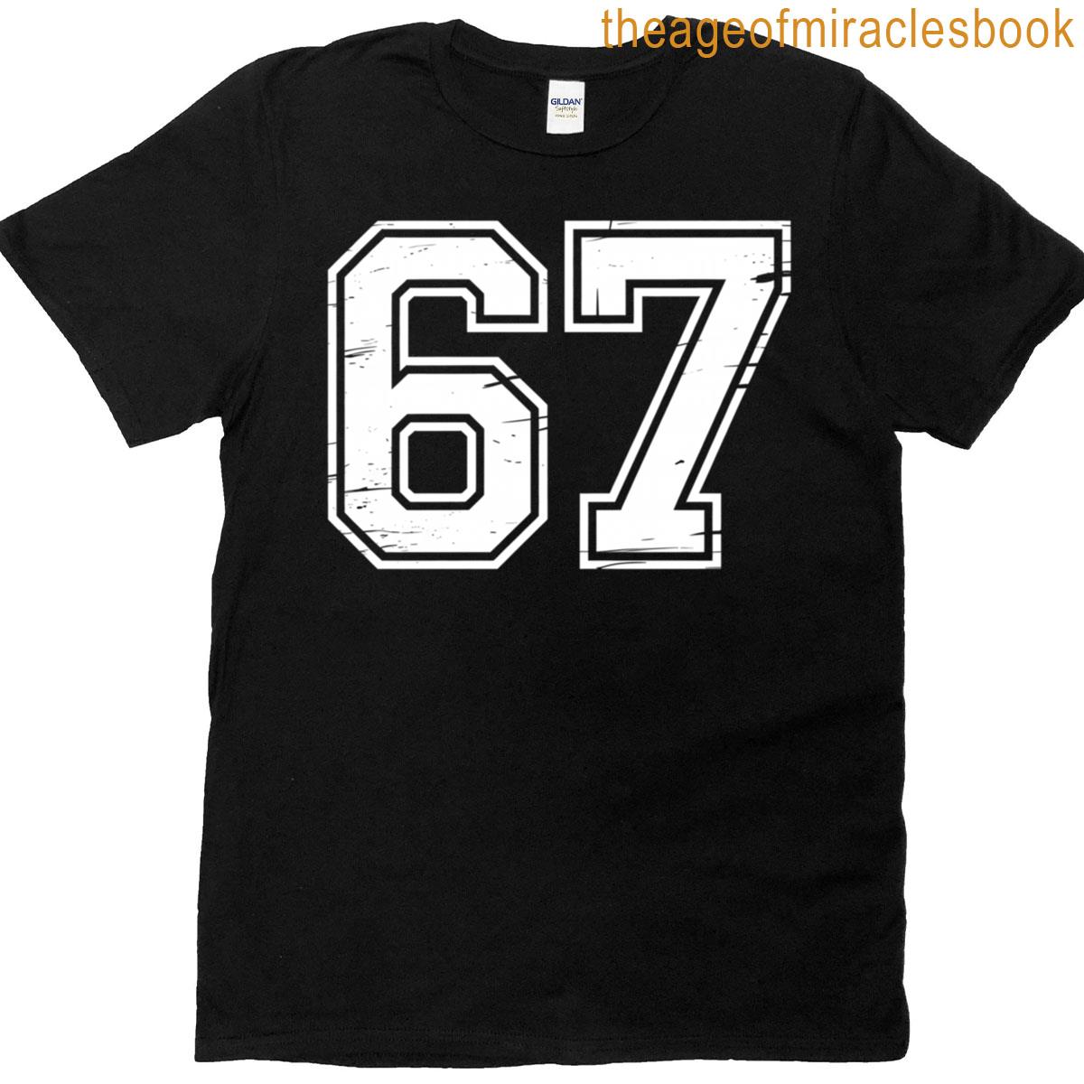 Six Seven 67 Meme Number T-shirt