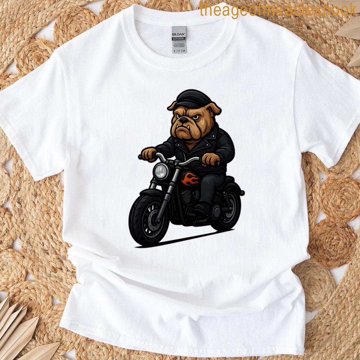 Biker Bulldog Oversized T-shirt