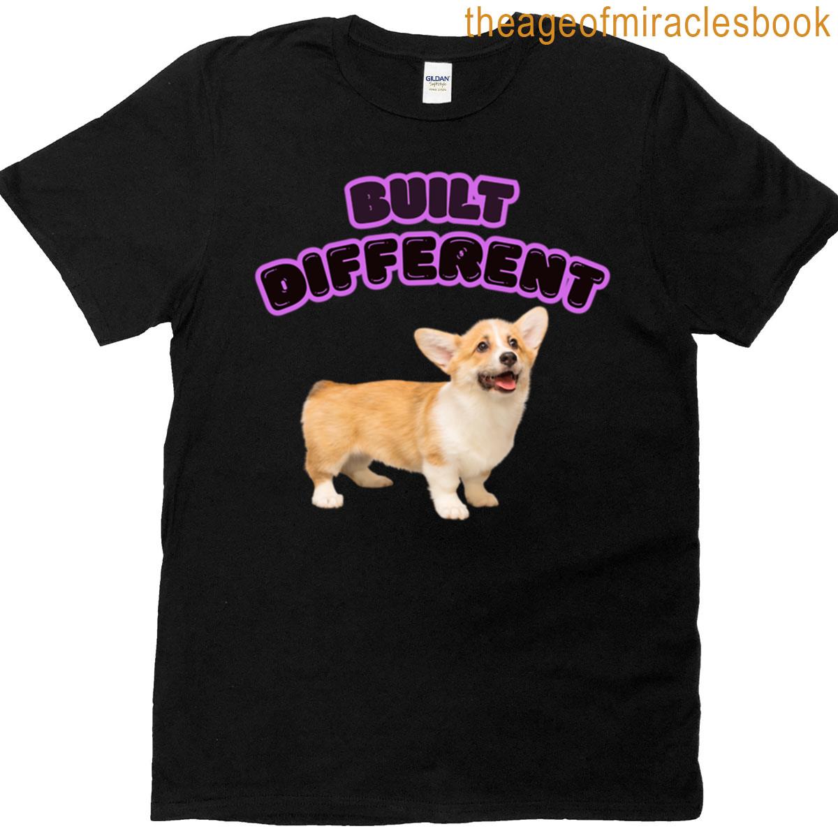 Built Different Corgi Oversized T-shirt