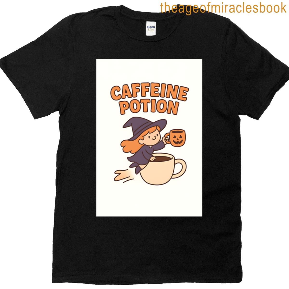 Caffeine Potion Witch Oversized T-shirt
