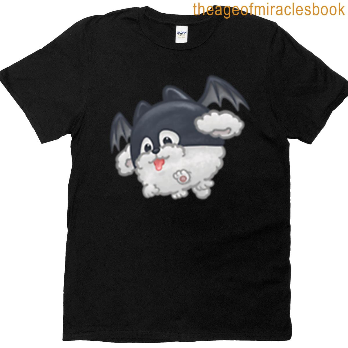 Halloween Bat Poodle T-shirt