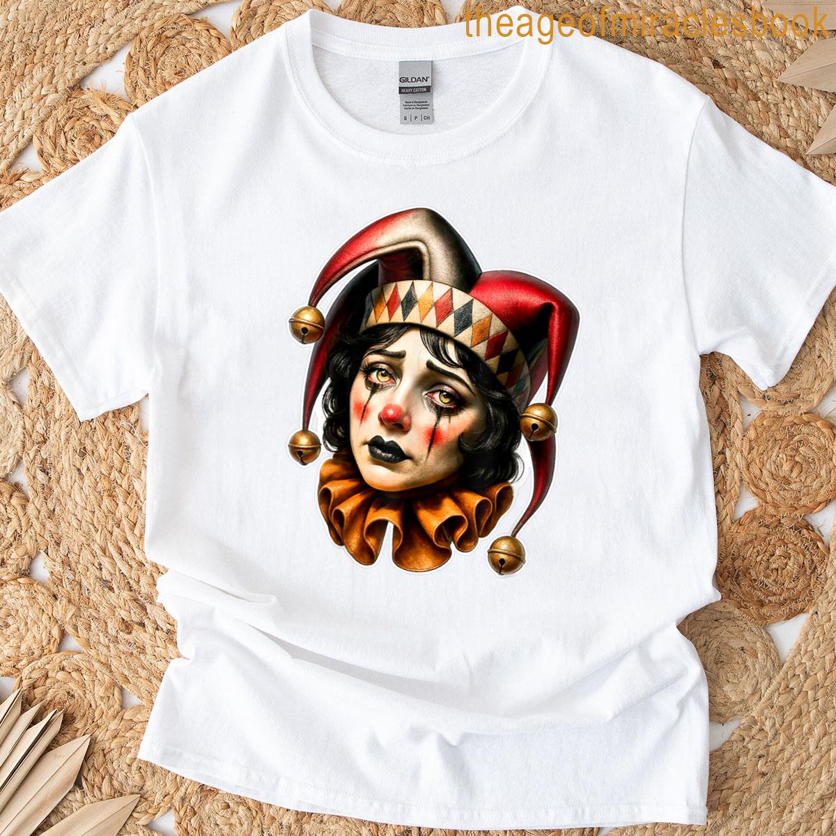 Jester Clown Sad T-shirt