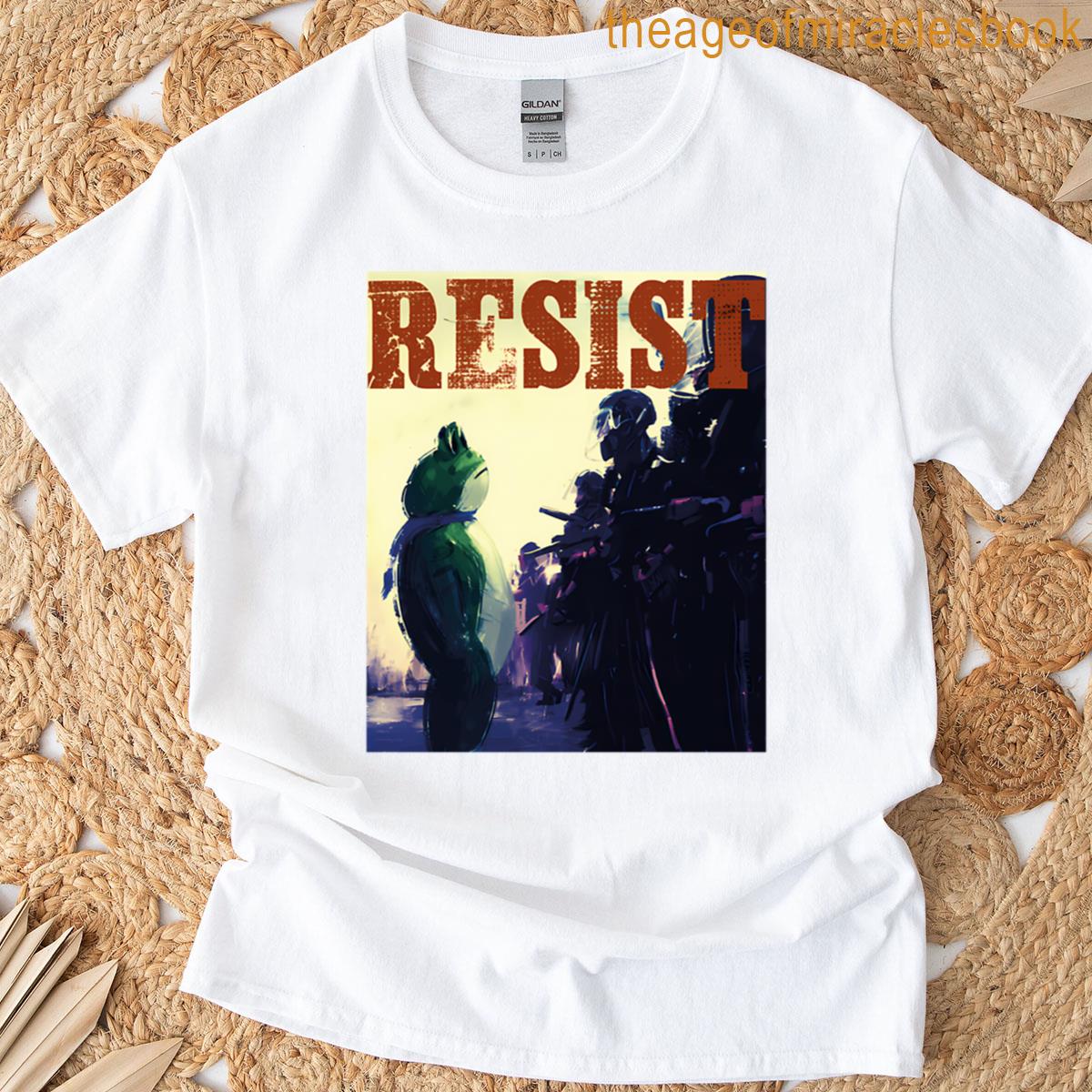 Portland Frog Protest Funny Protest T-shirt