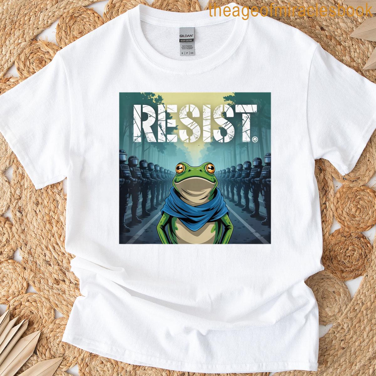 Resist Frog Portland Frog Protest T-shirt