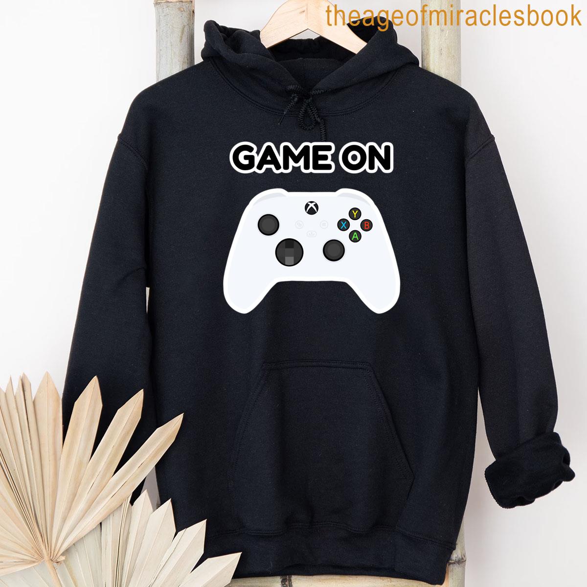 Alternative view of White Xbox Controller - Game On T-shirt